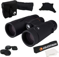 Celestron – TrailSeeker 8x42 Binoculars – Fully Multi-Coated Optics – Binoculars for Adults – Phase and Dielectric Coated BaK-4 Prisms – Waterproof &amp; Fogproof – Rubber Armored – 6.5 Feet Close Focus