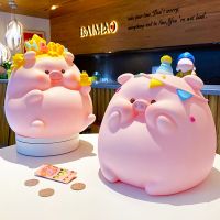 Coin Collect Box Saving Money Jar Cute Pig Piggy Bank Money Boxes for Kids Bedroom Decoration Storage Birthday Gifts Table Decor