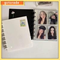 GOTORADE Kpop วงแหวน อัลบั้มรูป กระเป๋าหลายช่อง อินส์ ตัวยึดใบหลวม มินิมินิ กล่องใส่รูปภาพ สมุดสะสมการ์ดไอดอล ดาวล่า