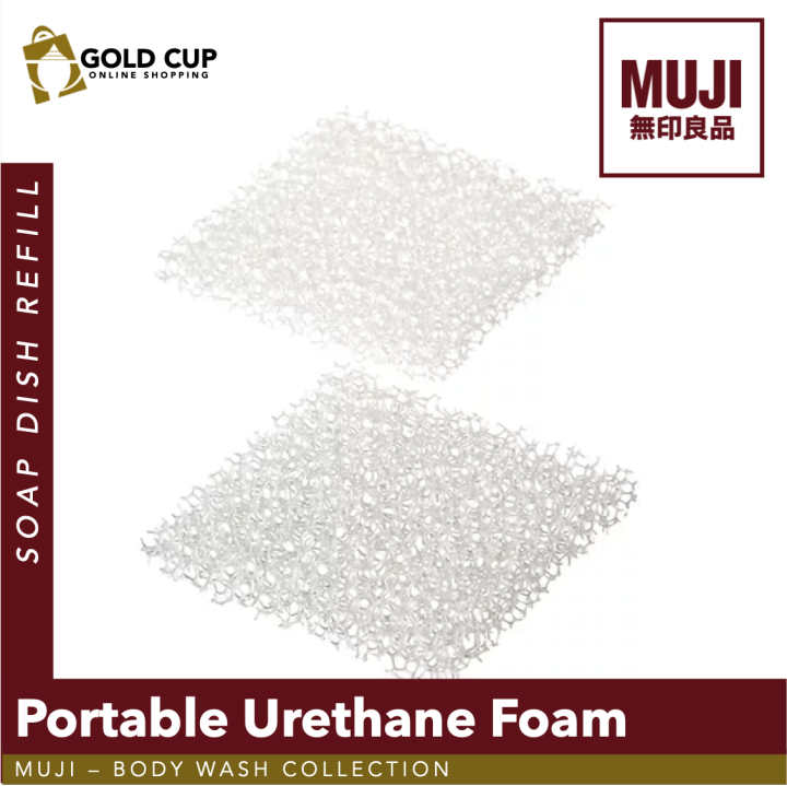 MUJI Portable Urethane Foam Soap Dish Refill (Body Wash Collection