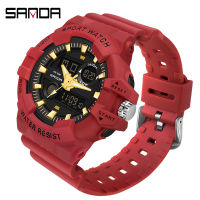 SANDA Brand Men Digital Watch Shock Military Sports Watches Fashion Waterproof Electronic Wristwatch Mens 2021 Relogios