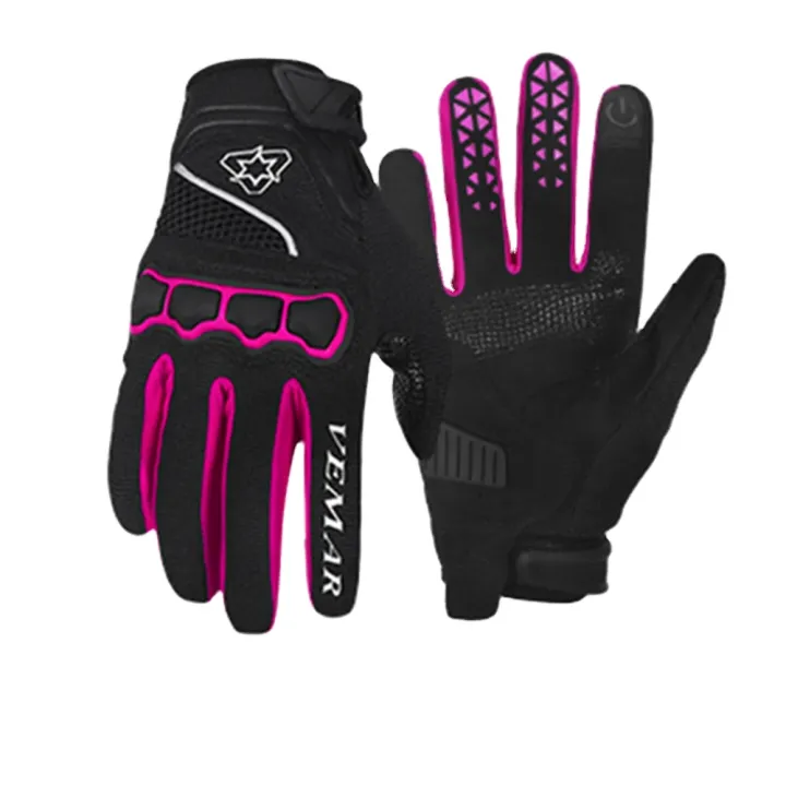 moto-cross-gloves-vemar-mx-dirt-bike-guantes-enduro-off-road-luvas-mountain-bicycle-motorcycle-lady-pink-gants-woman-men-uni