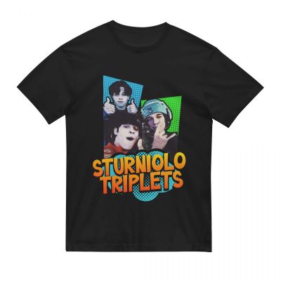 Sturniolo Triplets Awesome T Shirt Camisetas O-Neck Cotton Short Sleeve Custom Tshirt Men XS-4XL 5XL 6XL