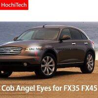 สำหรับ Infiniti Fx45 Fx35 2003-2008 Cob แอลอีดีหลอดฮาโลเจนเดย์ไลท์รัศมีสีขาวนำแสงวงแหวนตานางฟ้าไร้ข้อผิดพลาดสว่างเป็นพิเศษ