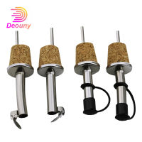 DEOUNY 1PC Cork Dispenser สแตนเลสสตีลขวดน้ำมัน Spout Pourer สำหรับขวดไวน์แดงหม้อขวดปลั๊กปาก Stopper Olive