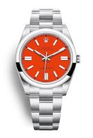 นาฬิกาข้อมือ Rolex Oyster Perpetual (OP) Red 31,36,41mm (Top Swiss) (สินค้าพร้อมกล่อง) (ขอดูรูปเพิ่มเติมได้ที่ช่องแชทค่ะ)