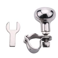 Universal Stainless Steel Steering Wheel Spinner Heavy Duty Car Truck Marine Boat Handle Power Knob