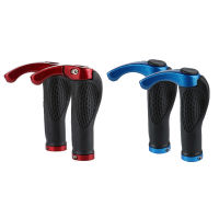 E2Mountain Bicycle Bike Cycling Lock-On Handlebar Hand Bar End Grips Set