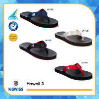 K-Swiss Collection รองเท้าแตะ รองเท้าแตะผู้ชาย รองเท้าแตะหูหนีบ M Hawaii3 มี 4 สี NVRD/ RDNV / BKRD/ GYOR (295)