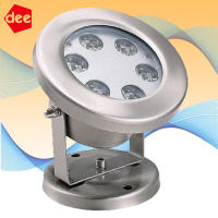 D2H โคมไฟใต้น้ำ 12V LED-6W มีขายึด ปรับองศาได้ รุ่น SD-816A-12V-6W-(6400K/3000K/RD/GN/BL/YE/RGB)