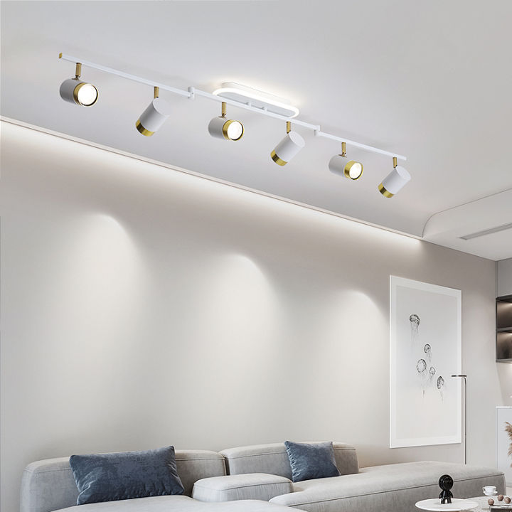 ming-amp-ben-ไฟส่อง-led-โลหะแอลอีดี6ดวงพร้อมรางหมุนได้แสงอุ่นสีขาวสปอร์ตไลท์เพดาน220โวลต์สำหรับห้องนั่งเล่นสโตร์