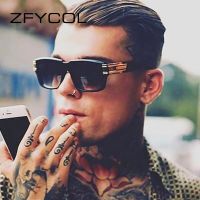 ZFYCOL Retro Square Sunglasses Men Luxury Brand Oversized Women Sunglasses Fashion Glasses Car Driving Sunglasses UV400 Oculos Cycling Sunglasses