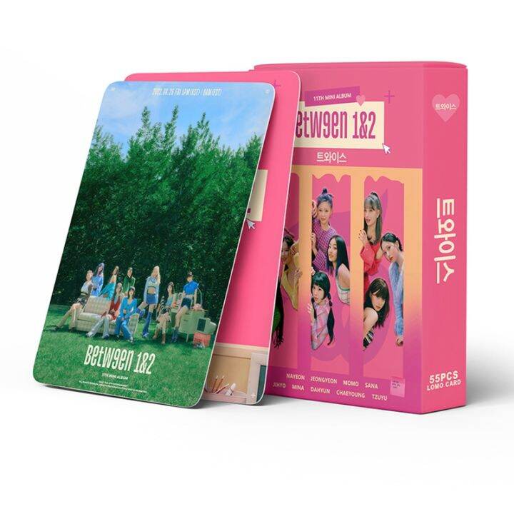 55ชิ้นเซ็ต-kpop-สองครั้งอัลบั้มใหม่ระหว่าง1และ2-lomo-บัตร-photocard-hd-พิมพ์อัลบั้มขนาดเล็กบัตรภาพสำหรับแฟนๆคอลเลกชันโปสการ์ด