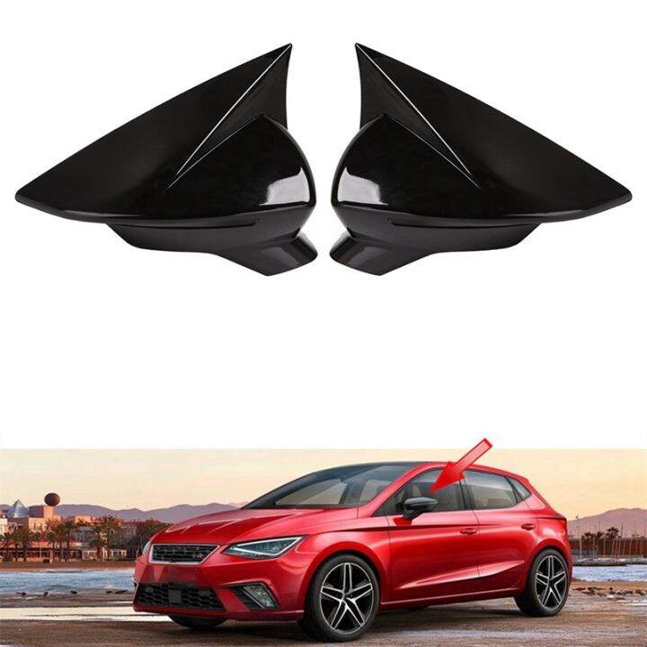 car-rearview-mirror-cover-door-side-rear-view-caps-for-seat-ibiza-mk5-2017-2022