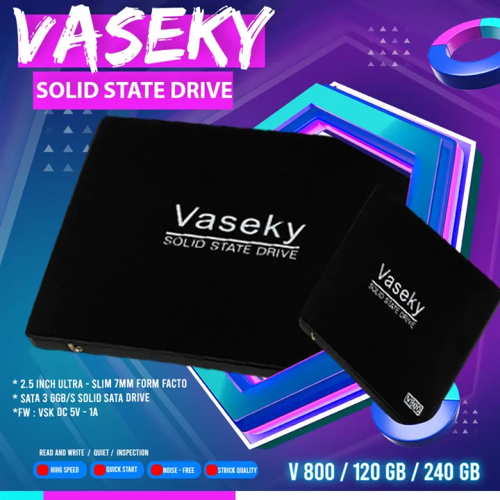 his obesity italic Zip PC 【Brandnew】Vaseky SSD 120GB 240GB SATAIII hard drive disk hdd laptop  hard disk SATA3 SSD drive for Laptop desktop | Lazada PH