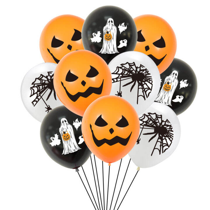 jollyboom-ฮาโลวีน-spooky-skull-party-ตกแต่ง-happy-halloween-แบนเนอร์-ghost-บอลลูนเค้ก-topper-halloween-home-decor-supplies