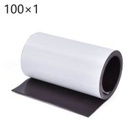 1Meters self Adhesive Flexible Magnetic Strip 1M Rubber Magnet Tape width 100mm thickness 1mm Free Shipping