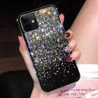 For iPhone 12 Pro Max Case Glitter Rhinestone Bling Gradient Diamond Cover For iPhone 14 Pro Max 13 12 11 Case Sparkling Bumper