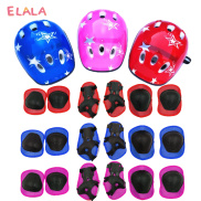 ELALA Children Đồ Bảo Hộ Mũ Bảo Hiểm Điều Chỉnh Được Đồ Bảo Hộ Con Lăn Đạp