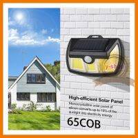 HOT!!ลดราคา 65COB 3 โหมด 3way Solar motion sensor light ไฟติดผนังโซล่าเซลล์พลังงานแสงอาทิตย์ เซ็นเซอร์ * ##ที่ชาร์จ แท็บเล็ต ไร้สาย เสียง หูฟัง เคส Airpodss ลำโพง Wireless Bluetooth โทรศัพท์ USB ปลั๊ก เมาท์ HDMI สายคอมพิวเตอร์