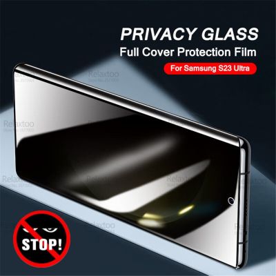 Privacy Tempered Glass For Samsung Galaxy S23 Ultra Glass Screen Protector Sumsung S23Ultra S 23 Plus Anti Spy Protective Film