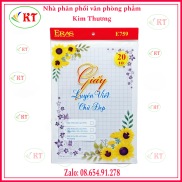 Giấy Luyện Viết Chữ Đẹp A4 Eras E759 2.5x2.5mm ĐL120g m2 ,SL 20 tờ túi