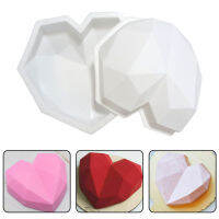 【In Stock+High Quality】3D Silicone Large Heart Shape Cake Mould Geometric Baking Mold Tool Chocolate