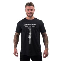 Kaus Pria Kasual Musim Panas Baru Kaus Bersepeda Gunung Mtb Bar Belakang Hidup Pria Kustom Remaja Dewasa Cetakan Digital Uniseks S-4XL-5XL-6XL