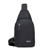 Black Oxford Cloth Single Shoulder Crossbody Bag Casual Sports Men Outdoor Trend