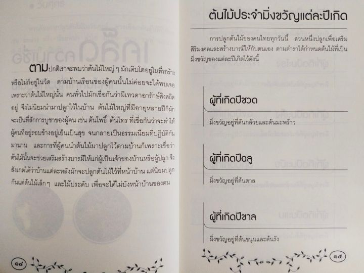 หนังสือ-ความเชื่อ-เสริมมงคลชีวิต-ปลูกต้นไม้ถูกโฉลกเสริมโชคชะตา