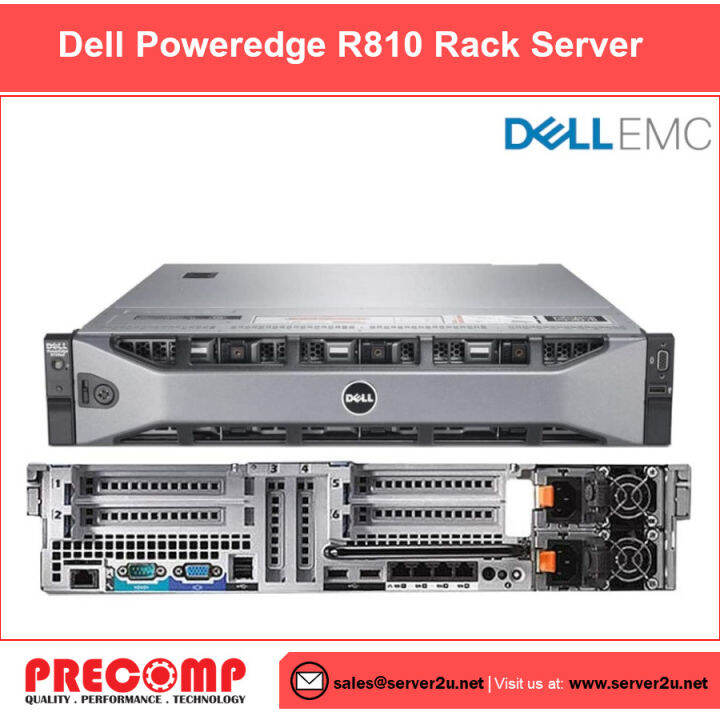 (Refurbished) Dell PowerEdge R810 Rack Server (4xE54860.96GB.4500GB