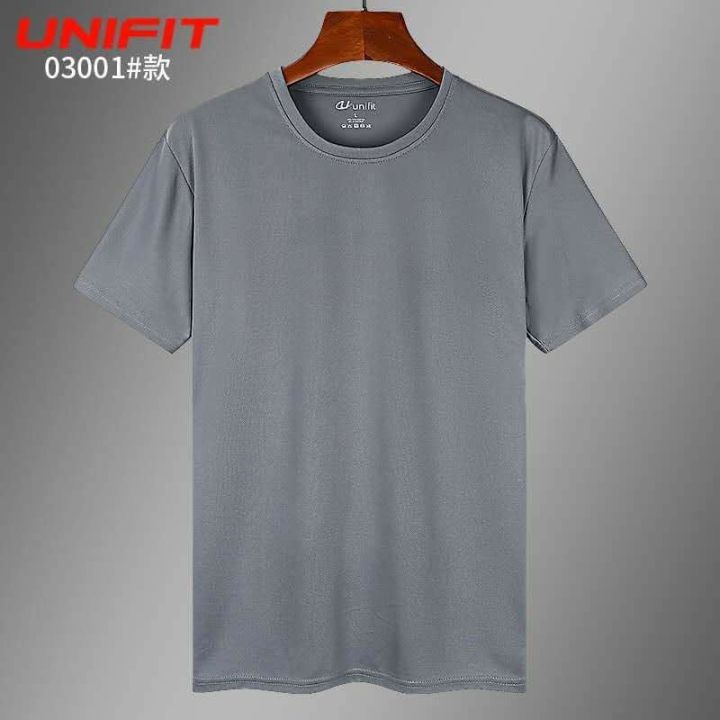 UNIFIT Men's Dri-Fit Round Neck T-Shirts Casual Sports Jogging Fitness ...