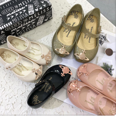 New style รองเท้าแตะเด็กหญิง Melissa melissa รองเท้าผู้หญิงสำหรับแม่และเด็ก Saturn West Queen Mother รองเท้าเจ้าหญิงเยลลี่เซียงเซียงเซียงฤดูร้อน