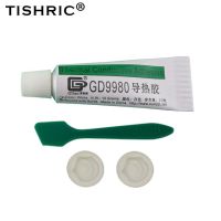 TISHRIC สติกเกอร์ตกแต่งรถ GD9980ซิลิโคนระบายความร้อนพัดลมทำความเย็นพัดลมระบายความร้อน CPU ระบายความร้อนสำหรับโปรเซสเซอร์ PC VGA LCD