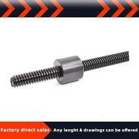 Trapezoidal screw cylindrical nut Trapezoidal screw Screw Tr 10 12 16 20 25 28 30 32 36 T type screw