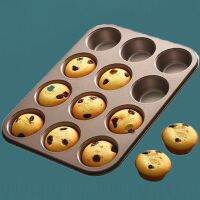 Carbon Steel Cupcake Cups Mold Carbon Steel Bakeware Muffin - 6/12 Holes Cake - Aliexpress