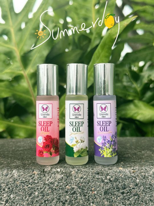 wanida-sleep-oil-สูตรเย็นสดชื่น-ลดไมเกรน-แก้ปัญหานอนไม่หลับ-หลับไม่สนิท-พิมเสนวนิดา-มี-3-กลิ่น