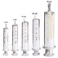 HYPODERMIC GLASS SYRINGE ไซด์ริงค์หลอดแก้ว (ไม่มีเข็ม) กระบอกเข็มฉีดยา ชนิดแก้ว ขนาด 2ML , 5ML, 10ML, 20ML,50ML.