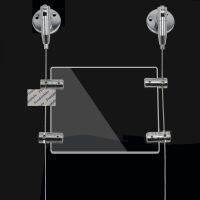 Wire Acrylic Picture Display Hanger Sign Holder Kit Office Led Store Real Estate Window Gallery Hanging Organizer