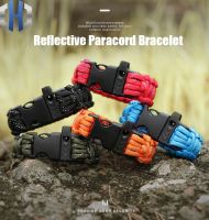 กลางแจ้ง Sporty Parachute Cord Survival สร้อยข้อมือสำหรับผู้ชายผู้หญิง Handmade เชือกถักสร้อยข้อมือ Camouflage ทอสร้อยข้อมือเครื่องประดับ-ZOK STORE