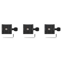 3X Aluminium 50mm Quick Release Plate QR Clamp Fits Arca-Swiss Standard for Tripod Ballhead