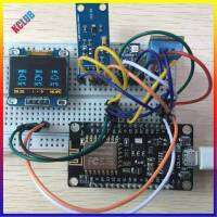 ชุดสถานีสภาพอากาศ ESP8266ความชื้นอุณหภูมิจอแสดงผล LCD ชุดส่วนประกอบ