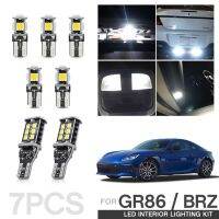 รถถอยหลัง LED เครื่องคอมพิวเตอร์สีขาว7ไฟเก๋งสำหรับ BRZ สำหรับ Toyota GR86คุณภาพสูงไฟแอลอีดีเอสเอ็มดี6000K ไฟรถยนต์สีขาวเย็น