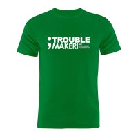 100% Cotton Unisex T Shirt Programmer Coder Developer Joke Semicolon Trouble Maker Funny Gift Tee