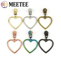 ◊☾ 10/20Pcs Meetee 5 Zipper Slider for Nylon Zippers Heart Shape Zip Head Puller Garment Repair Kits DIY Sewing Hardware Accessory