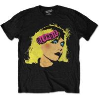 Blondie Punk Logo เสื้อยืด100 อย่างเป็นทางการ MERCH