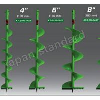 Kanto ดอกเจาะดิน ขนาด 4 6 8  นิ้ว สีเขียว รุ่น KT-D100-FAST KT-D150-FAST KT-D200-FAST  ดอกเจาะดินสีเขียว