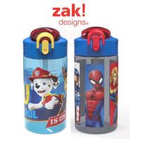 ✈️พร้อมส่งที่ไทย✈️ กระติกน้ำพร้อมหลอดดื่มสำหรับเด็ก Avengers Zak! 16 Oz. Reusable Water Bottle with Straw นำเข้า แท้ 100%