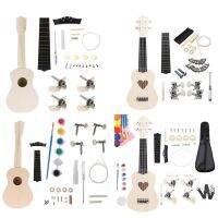 Paintable Ukelele DIY Alat Musik Senar โครงการศิลปะอูคูเลเล่ของคุณเอง