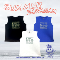 ?So on_Sleeveless เสื้อยืดแขนกุด รุ่น Summer Hawaiian